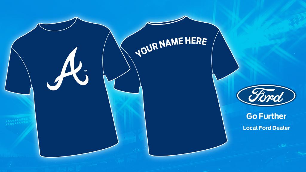 personalized braves t shirt