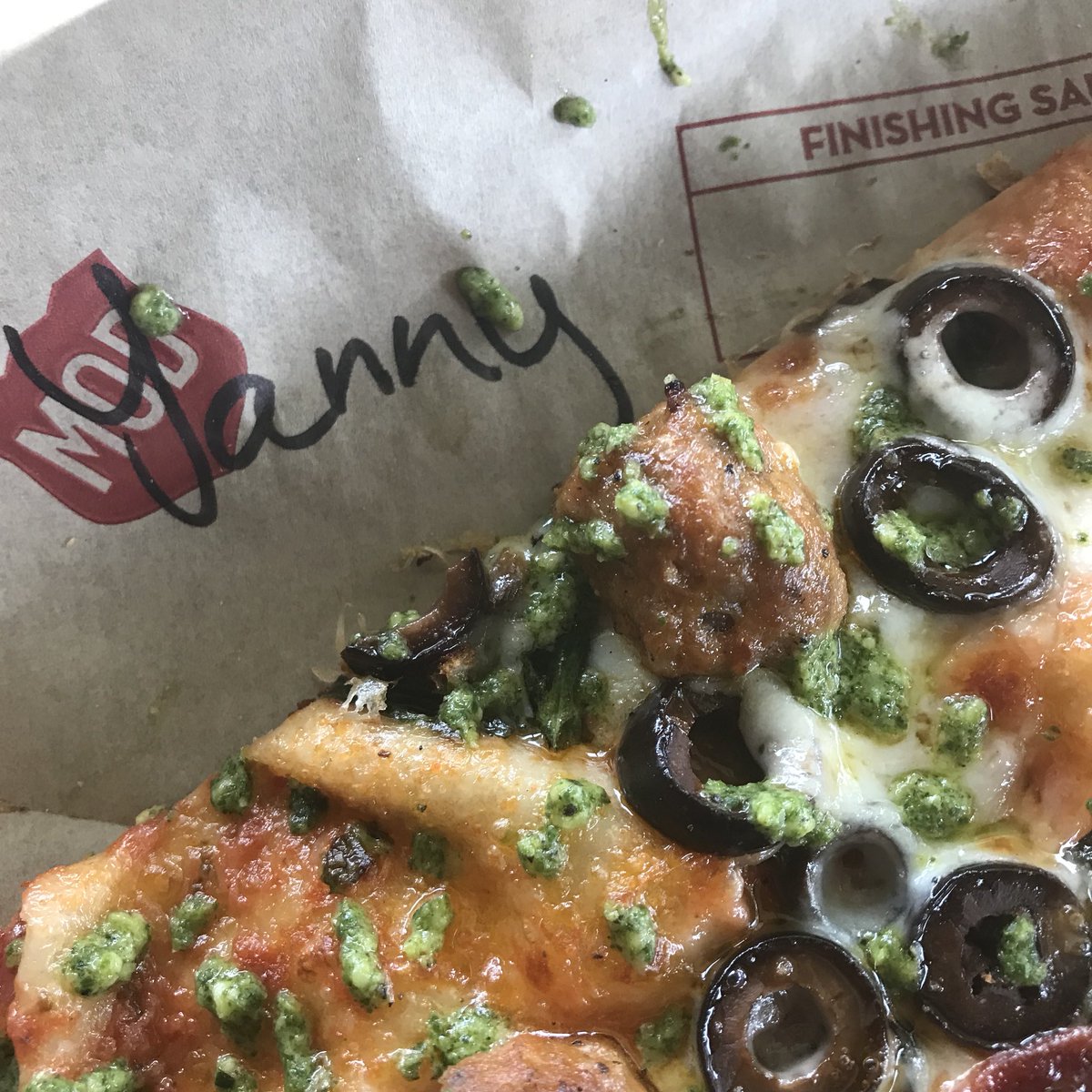 MODPizza's tweet photo. Pizza for Laurel! https://t.co/Y8g7YFdPFi
