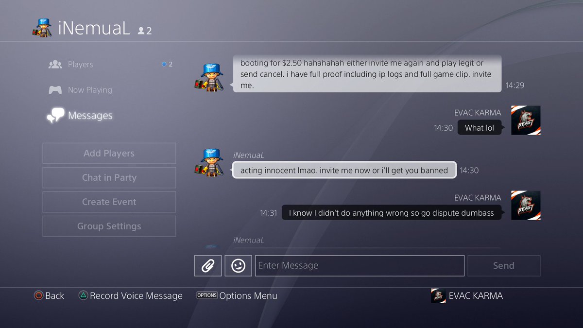 EVAC_KARMA's tweet photo. umg dispute https://t.co/1WkoD8H26R