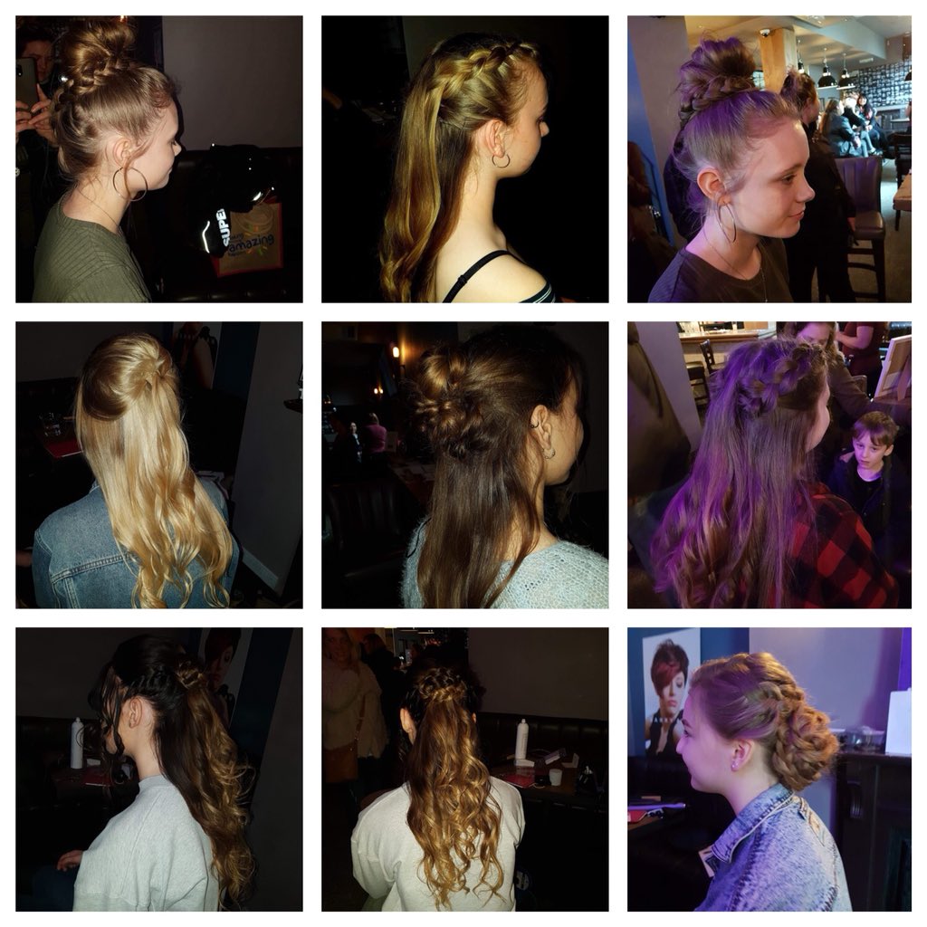 BarryAlanHair's tweet photo. With all of those GCSE’s and ‘A’ Levels underway I thought I would spread a little joy with the upcoming Prom season! Here is some Prom Hair Inspiration by Katherine. Get booking in soon so as not to be disappointed 😍 Prices from £20-£40 #promhair #hairideas Norwich #PromNation https://t.co/0NvmhM94DR