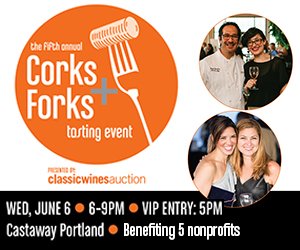 Check out these great wineries at #CorksAndForksPDX on June 6:
<a href="/AlexanaWinery/">Alexana Winery</a> 
<a href="/AnneAmieWines/">Anne Amie Vineyards</a> 
<a href="/cathedralridge/">CathedralRidgeWinery</a> 
<a href="/ColeneClemens/">Colene Clemens</a> 
<a href="/elvwines/">Evening Land</a> 
<a href="/FlaneurWines/">Flâneur Wines</a> 
<a href="/FullertonWines/">Fullerton Wines</a> 
<a href="/HawksViewWines/">Hawks View Winery</a> 
<a href="/illahevineyards/">Illahe Vineyards</a> 
<a href="/LeftCoastWine/">Left Coast Estate</a> 
<a href="/owenroewinery/">Owen Roe</a> 
<a href="/YmhillVllyVnyds/">Yamhill Valley Vineyards</a> 
+ more!
