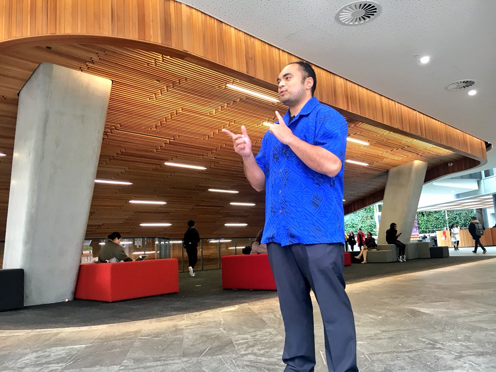 FotuJackson's tweet photo. Weโre going a step further with #globalgoals this year; with an in-depth focus of how #qualityeducation is a vehicle that gets us to transforming our world @AUTuni - blessed to have #greatgraduates like Neemia Viali driving it. https://t.co/3W30JpctHa