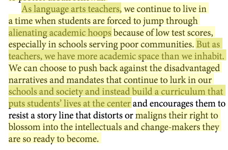 onewheeljoe's tweet photo. A5 I appreciate the viewpoint expressed here by Linda Christensen. #LRNGChat https://t.co/yLgsgXoICH https://t.co/eI19MeH5DY