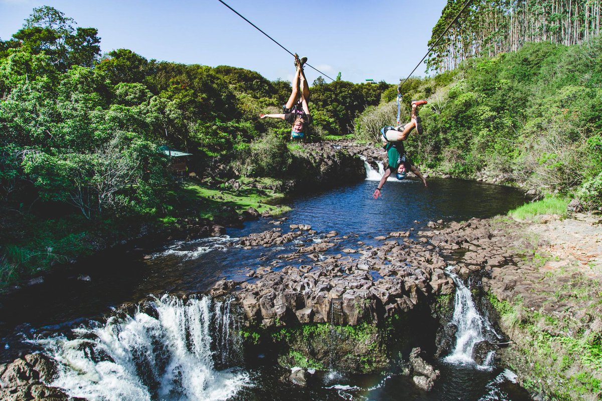 umaumaexp's tweet photo. ALOOOHAAA! #UmaumaZiplineExperience is open and unaffected by the volcano. FYI: The Big Island aka Hawaii Island is 4,028 square miles; of that, less than a 10-square mile area is being affected. See you soon! #Hawaii #Kilauea #Kilaueavolcano #HawaiiIsSafe #UmaumaZipNDip https://t.co/5rsfC9DzBD