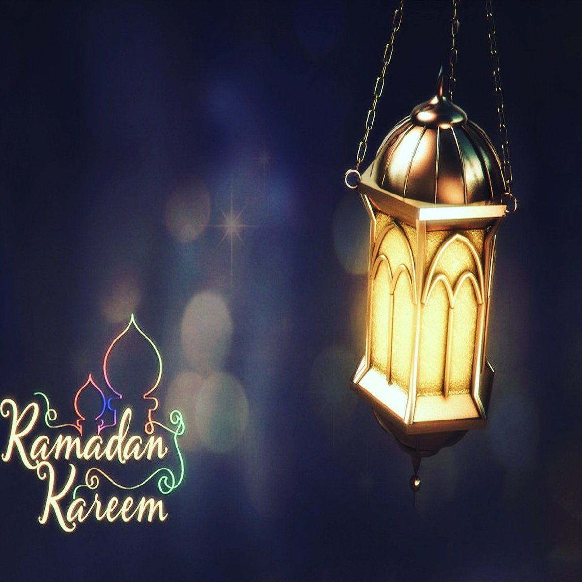رمضان مبارك 🌙اعاده الله علينا وعليكم بالخير واليمن والبركة 💙