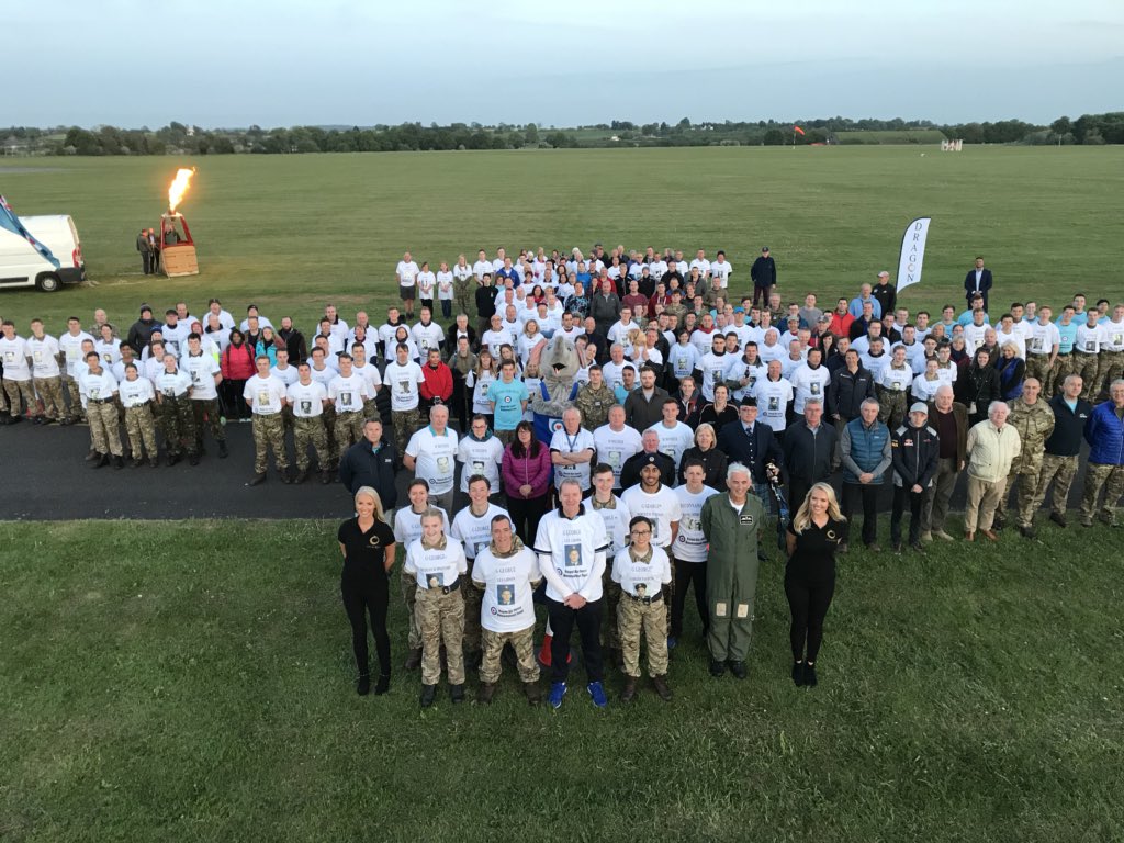 Chf_Eng_Air's tweet photo. Joined @UBASBlueLions in their @DambustersMiles at @RAF_Cosford this evening. After breakfast of 2x eggs &amp; bacon, each 18x teams of 7 people set off round airfield for night’s waliking for duration of Op CHASTISE.  Expect £30k+ for @RAFBF  Fabulous atmosphere &amp; wonderful event! https://t.co/visRUo264a