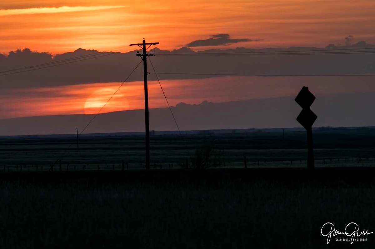 11glasspets's tweet photo. Sunset in southern Alberta #nevergetsold https://t.co/XnpADtdKgV