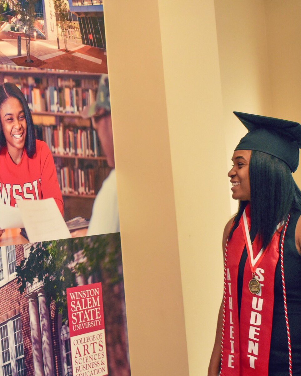 TianaEdwards_'s tweet photo. Senior Class President.

The Greatest Shooter in WSSU history 🏀.

Granted acceptance into the Doctor of Physical Therapy Program.

Graduating Magna Cum Laude with my B.S in Ex Phys.

To God be the glory. May 18th ya girl will be a college graduate ❤️🐏🎓 #WSSU

PC: @__drb57 https://t.co/T7IqK0dKbx