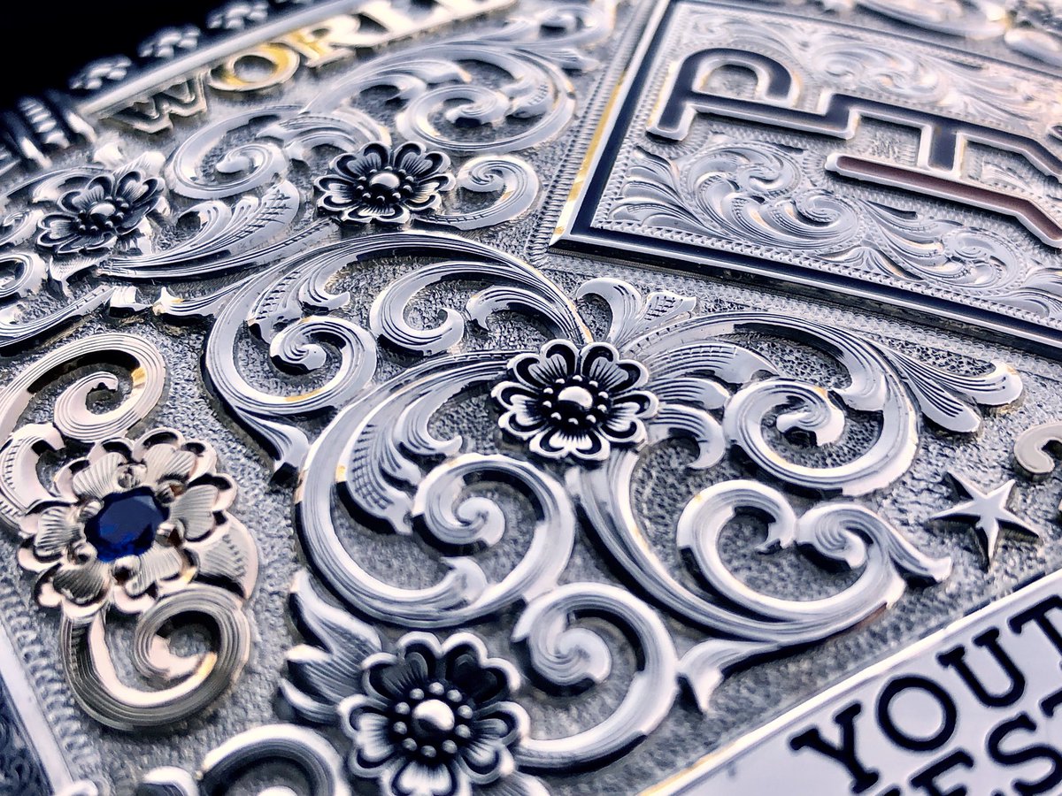 Here’s a sneak peek at some of the detail work on the new #AjPHA <a href="/WorldShow/">APHA World Show</a> buckles! GistBuckles #MadeintheUSA #APHA #painthorse <a href="/APHAnews/">American Paint Horse</a>