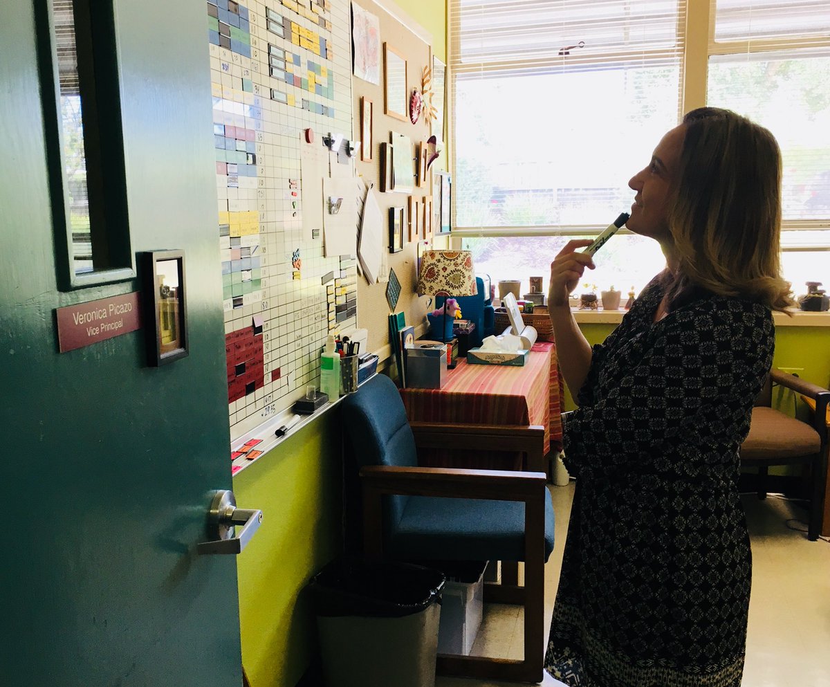 DanRollPHMS's tweet image. Veronica Picazo our master scheduler at work