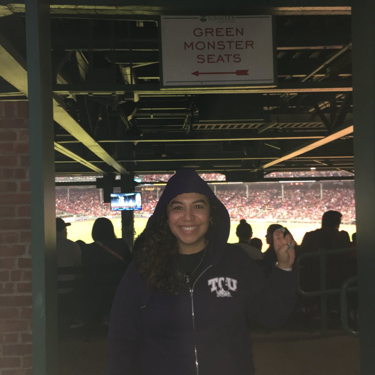 #FrogsAtFenway #MyTCUSummer <a href="/fenwaypark/">Fenway Park</a> <a href="/TCU/">TCU</a> <a href="/TCUAlumni/">TCU Alumni</a>