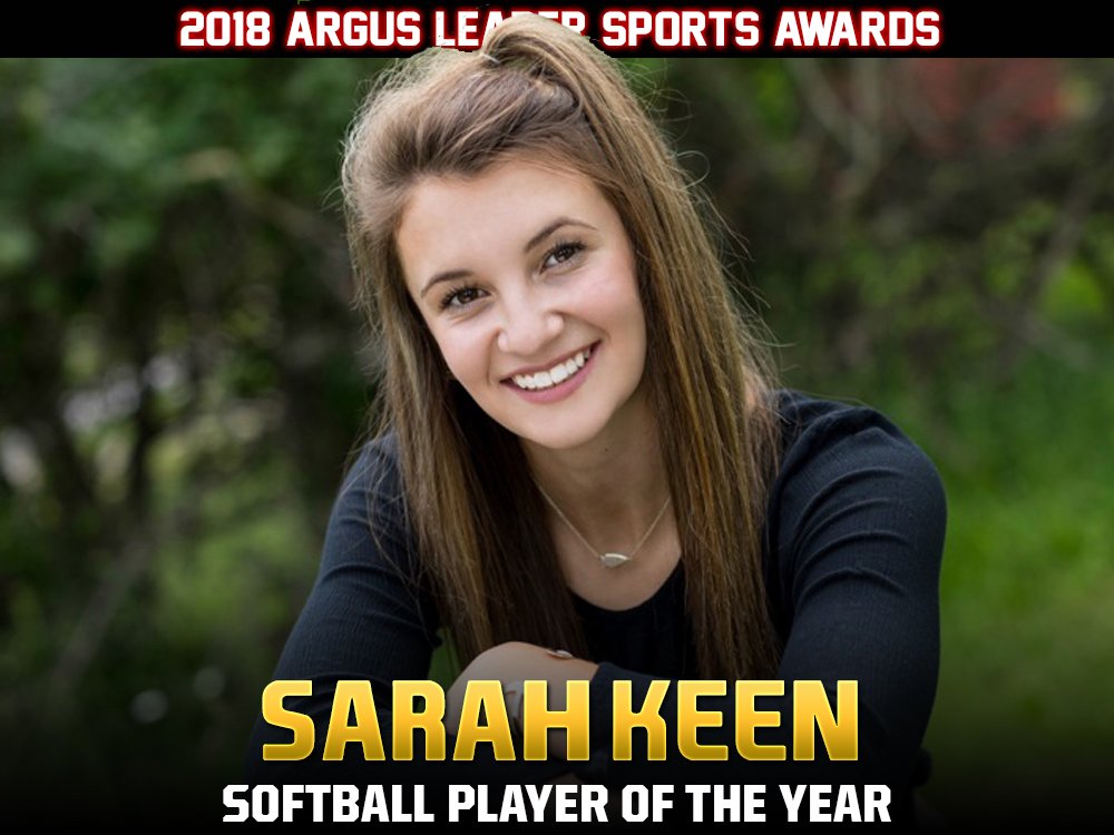 ArgusSports's tweet image. Congratulations to @RCStevensRaider/@USF_Athletics commit Sarah Keen, 2017-18 @ArgusSports Softball Player of the Year! #ALSportsAwards 📰: argusne.ws/2L5Mw2A