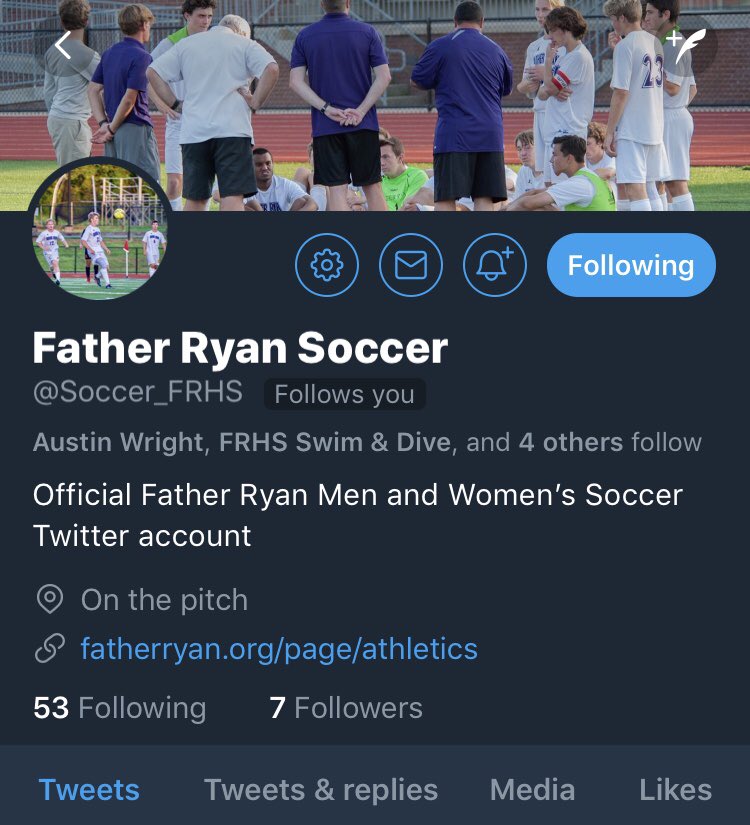 Go follow the newest athletics page for the latest news about Men and Women’s soccer <a href="/soccer_frhs/">Father Ryan Soccer</a> as they get ready to play at McCallie this Friday! Go Irish!
