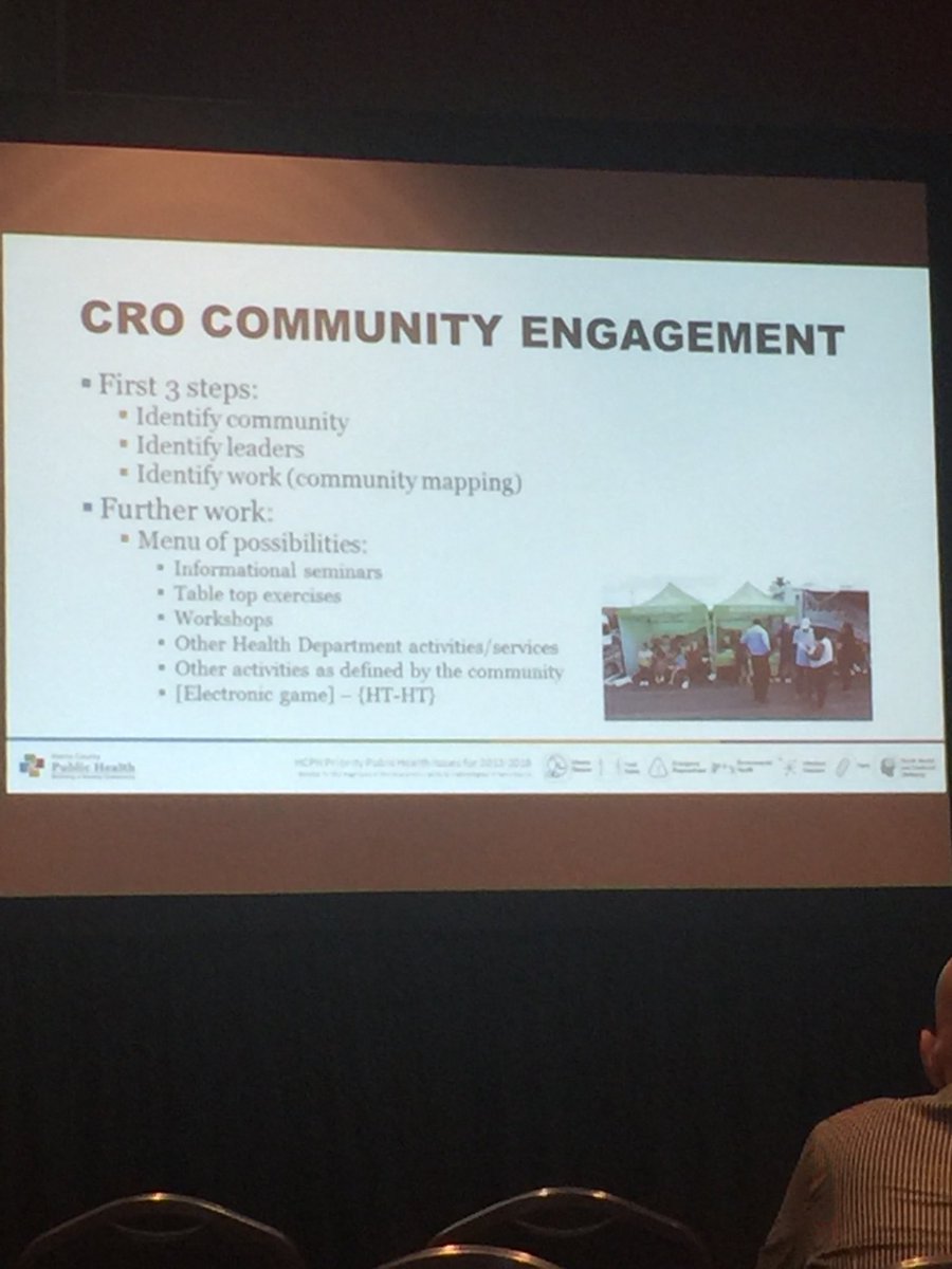 NBCERT's tweet photo. Thank you @hcphtx staff for great information about building #resiliency within public health. Looking forward to see how you measure resilience. #publicprivate #vulnerablepopulations #communityengagement #TEMC2018 https://t.co/mHatU1cCq3