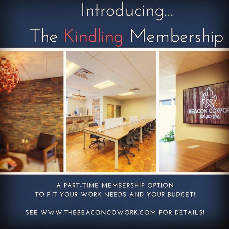 BeaconCoWork's tweet image. You asked. We listened. Need just a handful of days a month? We got you. Visit thebeaconcowork.com for details! 
#cowork #coworking #fuelyourfire #beaconcowork #startups #entrepreneur #worklikeaboss #workfromanywhere #workfromhome