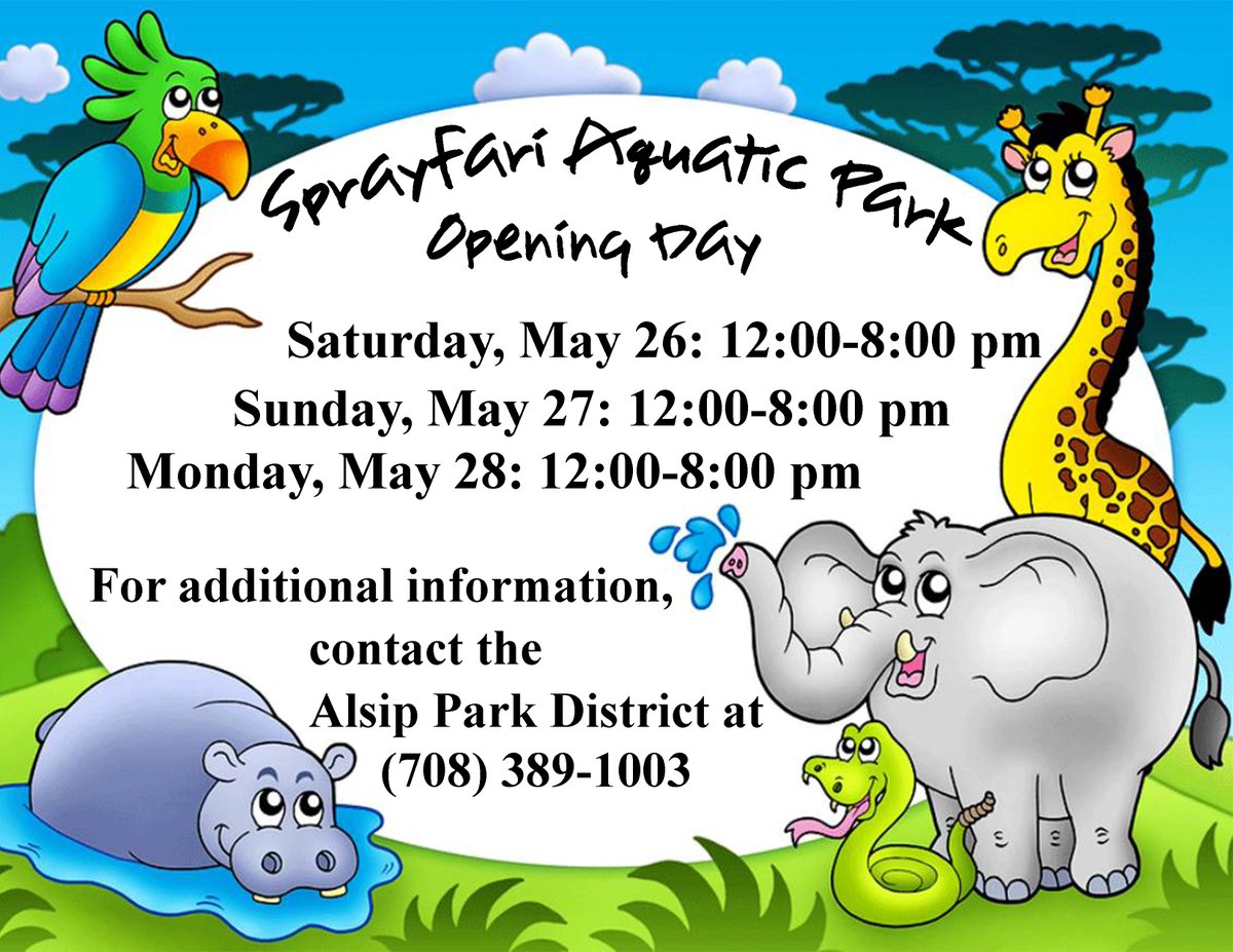 Alsip Park District tweet media