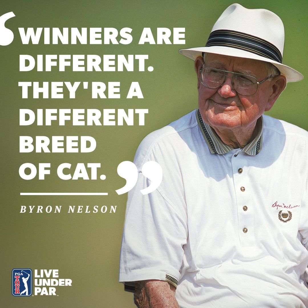 Byron Nelson's 1945 season ...

T2
1st 🏆
2nd
2nd
1st 🏆
1st 🏆
2nd
2nd
T6
1st 🏆
1st 🏆
1st 🏆
1st 🏆
1st 🏆
1st 🏆
1st 🏆
1st 🏆
1st 🏆
1st 🏆
1st 🏆
T4
1st 🏆
T2
3rd
4th
1st 🏆
T2
T9
1st 🏆
1st 🏆

#LiveUnderPar