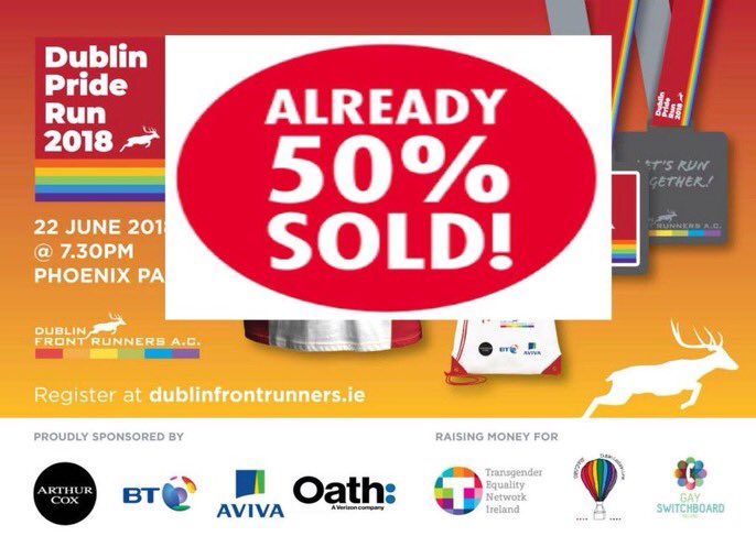 switchboard_ie's tweet photo. Have you signed up for @DFRclub #DublinPrideRun 2018 on 22 June?
Monies raised will support local Volunteer groups such as @DubLesbianLine @TENI_Tweets & @GaySwitchboard
https://t.co/3m8FdWjAJ5
#DublinPride #PrideRun2018 #LGBTQ #LesbianLine #TENI #GaySwitchboard #PhoenixPark https://t.co/pykR7Q45VL