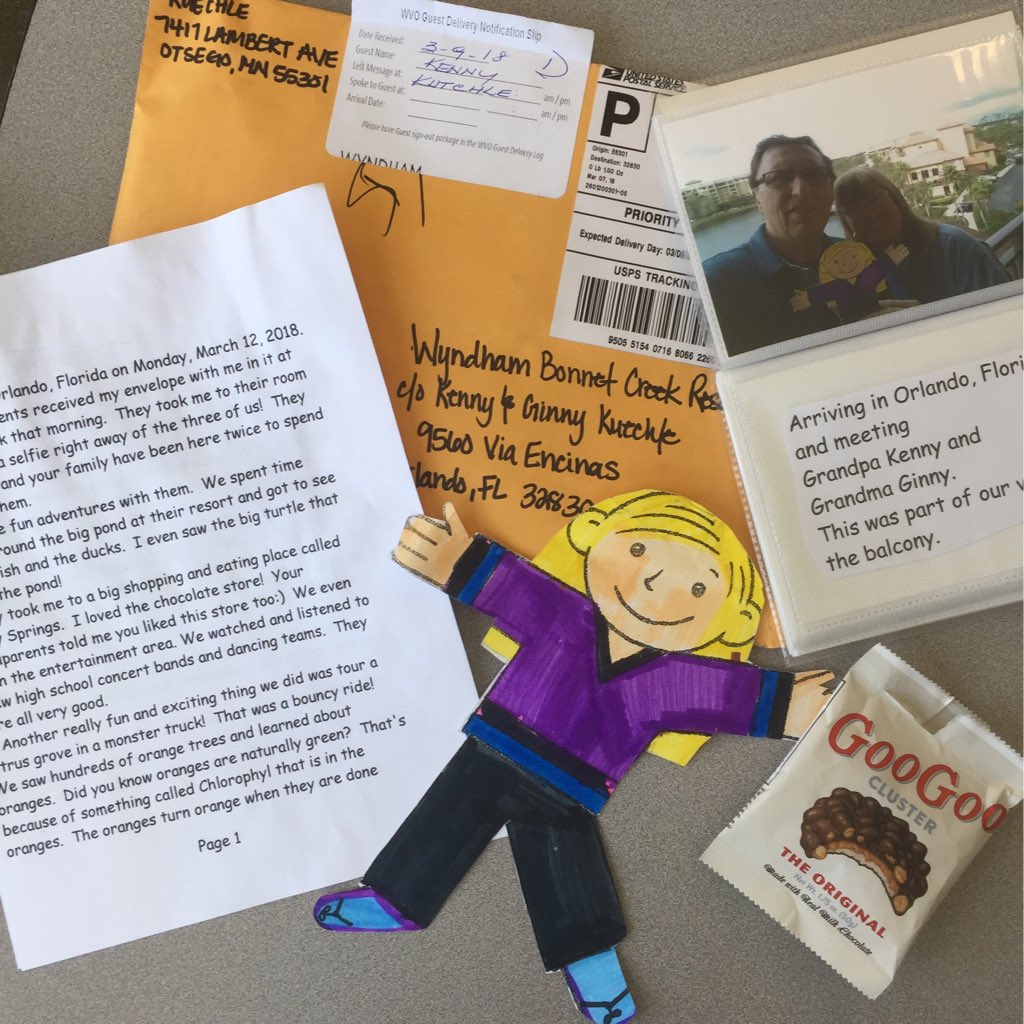 MsAudettesClass's tweet photo. #FlatStanleys from all over the country are arriving back at #Room312 ✈️🗺✉️ #KaledioscopePRIDE @TweetKCS https://t.co/CTQM3aPQ3f