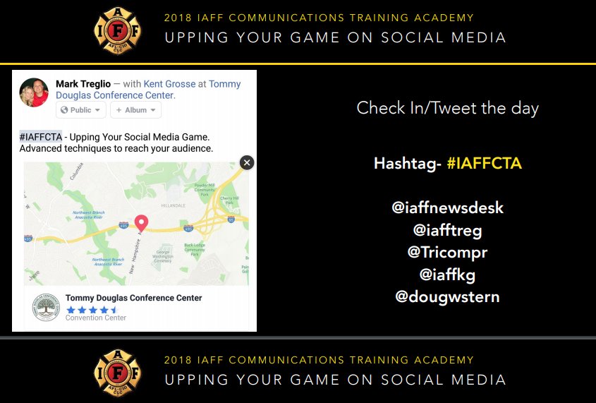 We'll definitely be upping our game on social media after this week! Final sesh of the day at #iaffcta