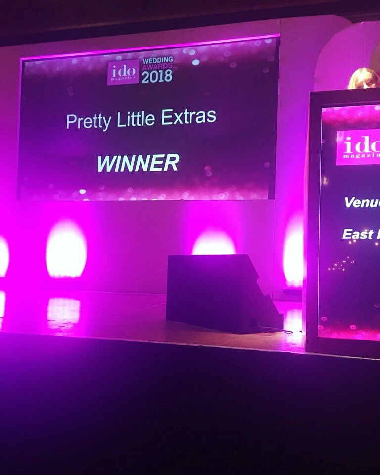 PrettyLittleExt's tweet image. Absolutely over the moon to win @idomagazine award for East Midlands best venue stylist!!!!  #weddinghour