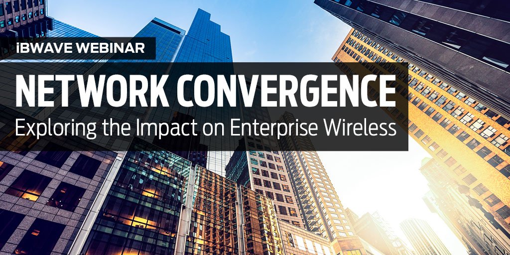 iBwave's tweet photo. iBwave Webinar May 31st @ 11 AM EDT | Join industry analyst and futurist Dean Bubley @disruptivedean for an insightful look into network convergence and the need to “future-proof” current infrastructure. Register here: https://t.co/5VoQMLtPZV https://t.co/t3RLXRBX7J