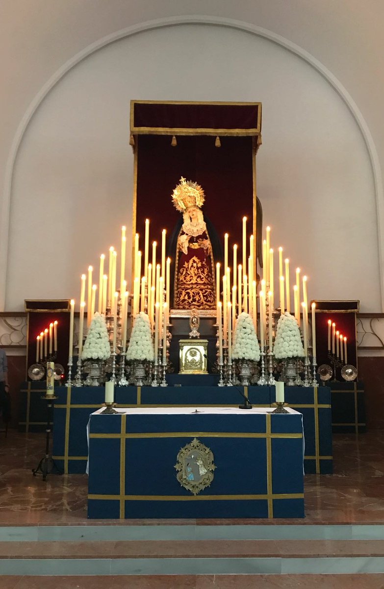 paliodemlga's tweet photo. #Triduo a Ntra Sra Mediadora de la Salvacion #CofradiasMLG @HdadMediadora https://t.co/iotus9jdwe