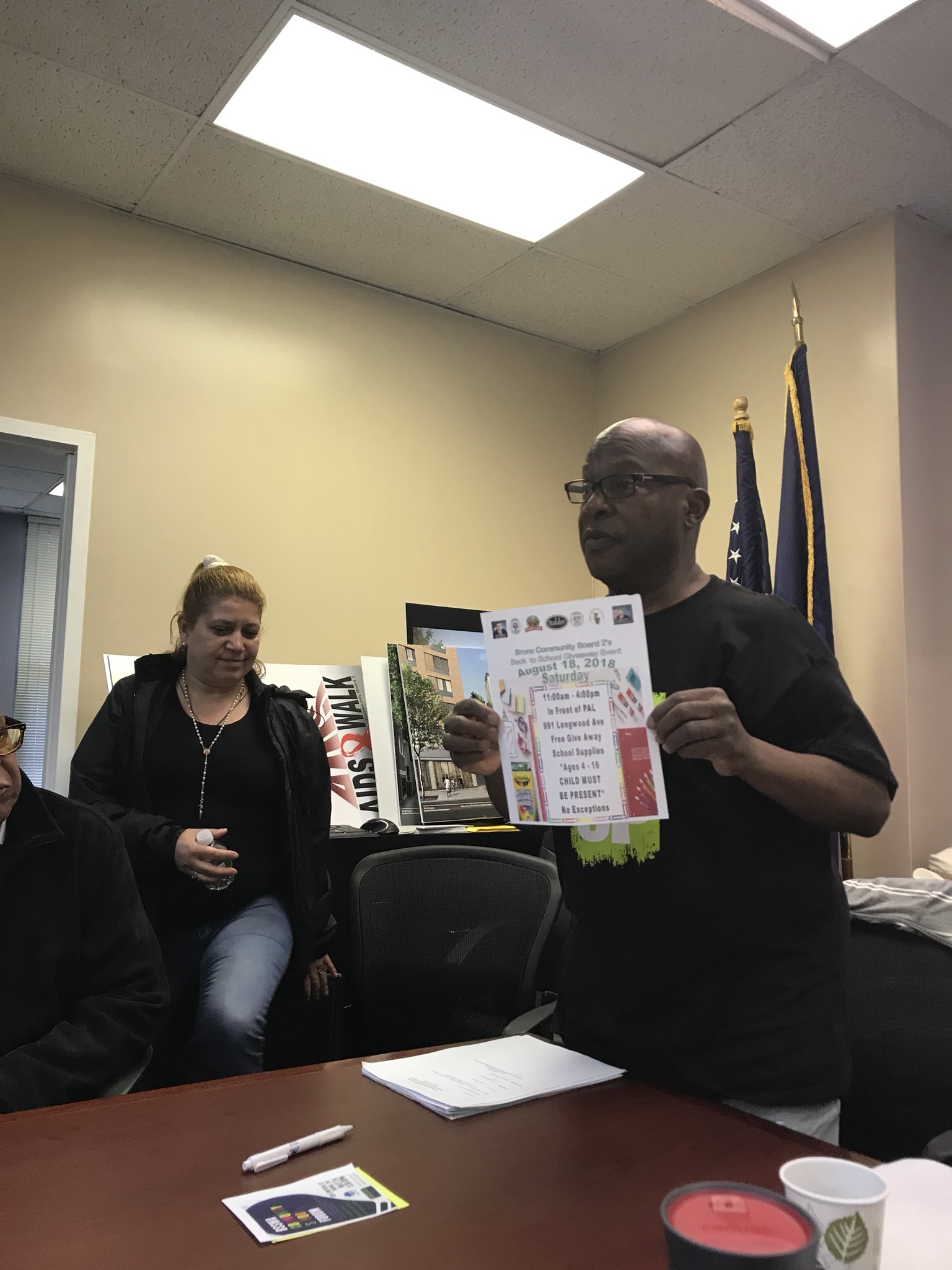 NYPD 41st Precinct on Twitter "Happening right now! Bronx Community Board 2 Back to School