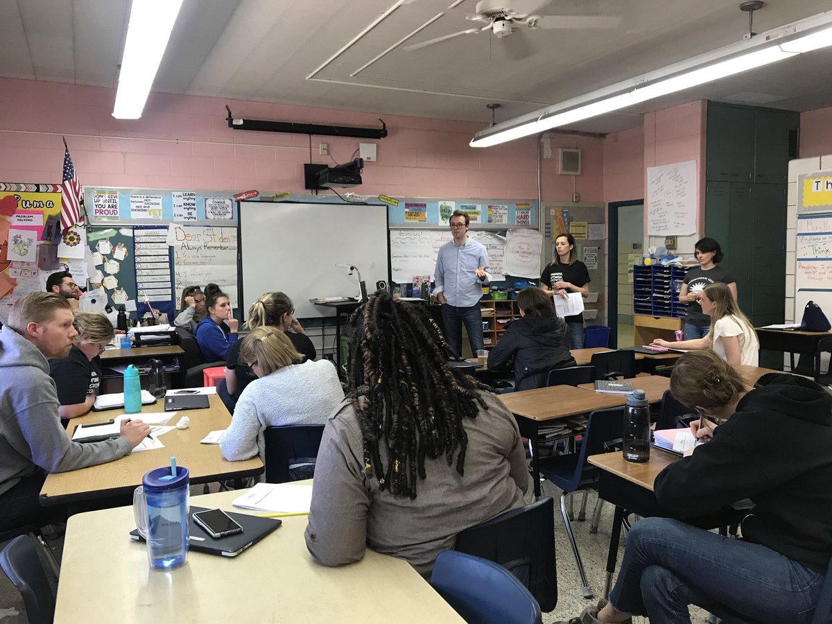 Crnolan's tweet photo. Our Restorative Justice Committee members shared out what they’ve learned and some awesome RJ tools! #WeAreDistinctive #Collaboration  @CICSIrvingPark https://t.co/dHEdX6woG1