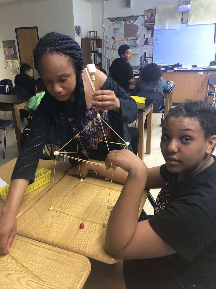 christinaAPMS's tweet photo. Gr.6 STEAM marshmallow spaghetti tower challenge! #innovateapsd #buildingabrighterfuture @Gerbs10 @ZDelOrbe @Asbury_ParkSD https://t.co/uPJmREsbB5