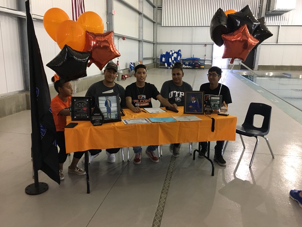 CoachGCalkins's tweet photo. Congrats Eder Flores - signing to dive for UTPB!! https://t.co/QsPzSy95Ce