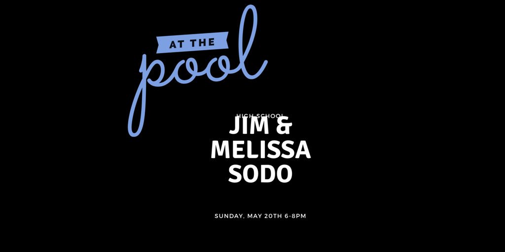 hdstudents's tweet photo. High School Pool Party Sunday, May 20th 6-8pm at the Sodo’s https://t.co/A68h7jMDcS