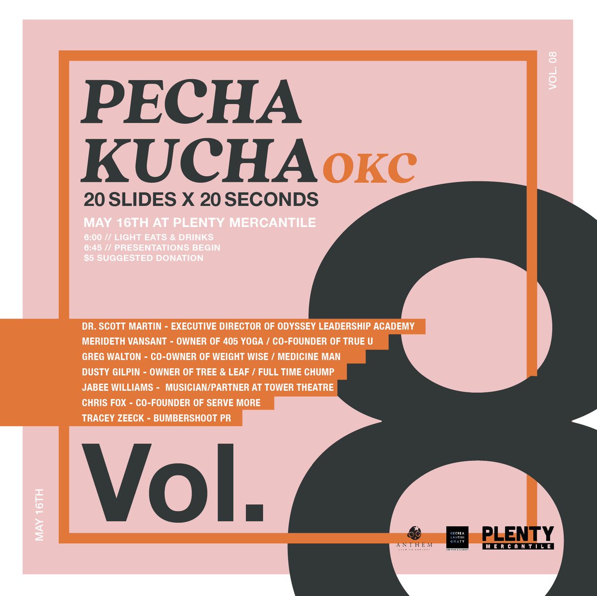 PechaKuchaOKC's tweet photo. Pecha Kucha Night is tonight at 6pm!

As you come this way, enter through the @PlentyOKC front door.🗝

Walk through the store and browse the fine local, home goods.🛒

Sign in towards the back.📝

Grab an @AnthemBrewing or beverage.🍻

Socialize and enjoy the event! 🙌 https://t.co/CkY9uVwYK0