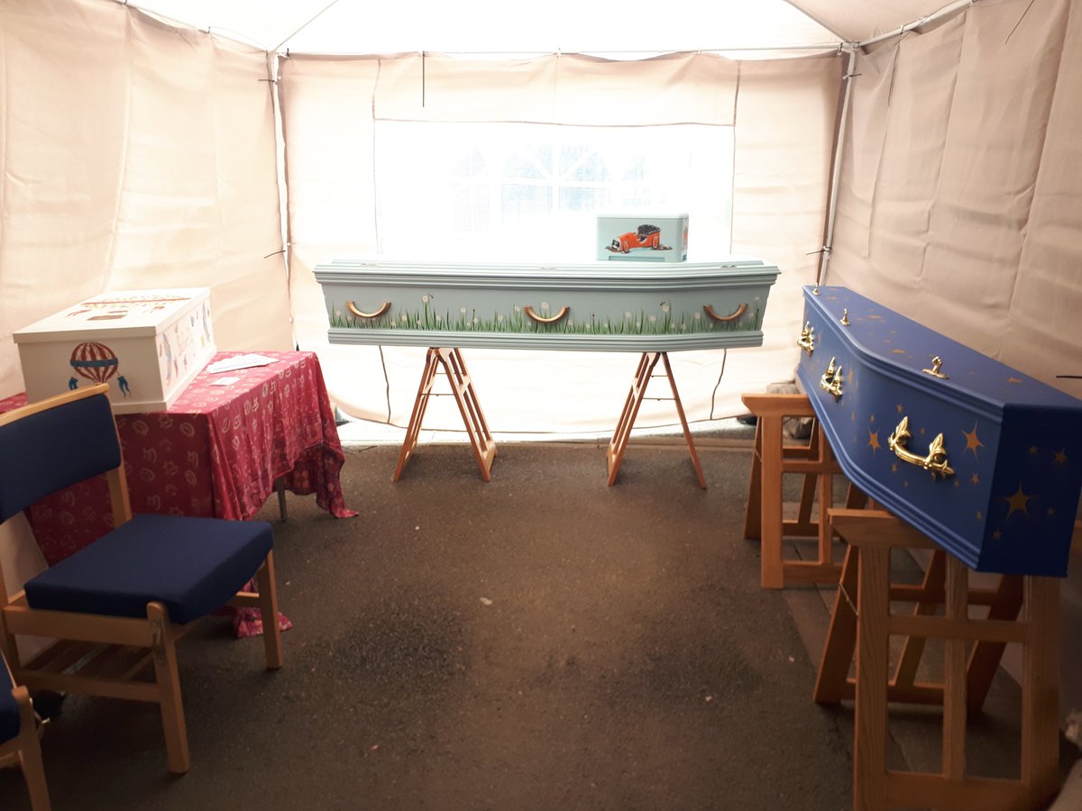 Positive day at the really interesting and well organised #dyingmatters event at Woodlands Crematorium today, followed by our first ever #deathcafe . Met so many lovely, interesting people #funerals