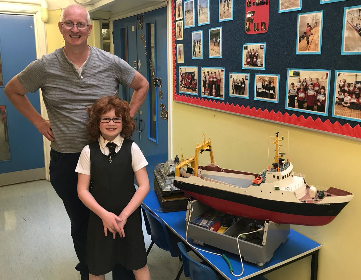 AyrGrammar's tweet photo. A big thank you to Mr Ashford for this afternoons visit into P4. They thoroughly enjoyed looking at his amazing collection of model transport and learning about transport through the years #transport #history #changesintechnology https://t.co/nKWM93ay1Z