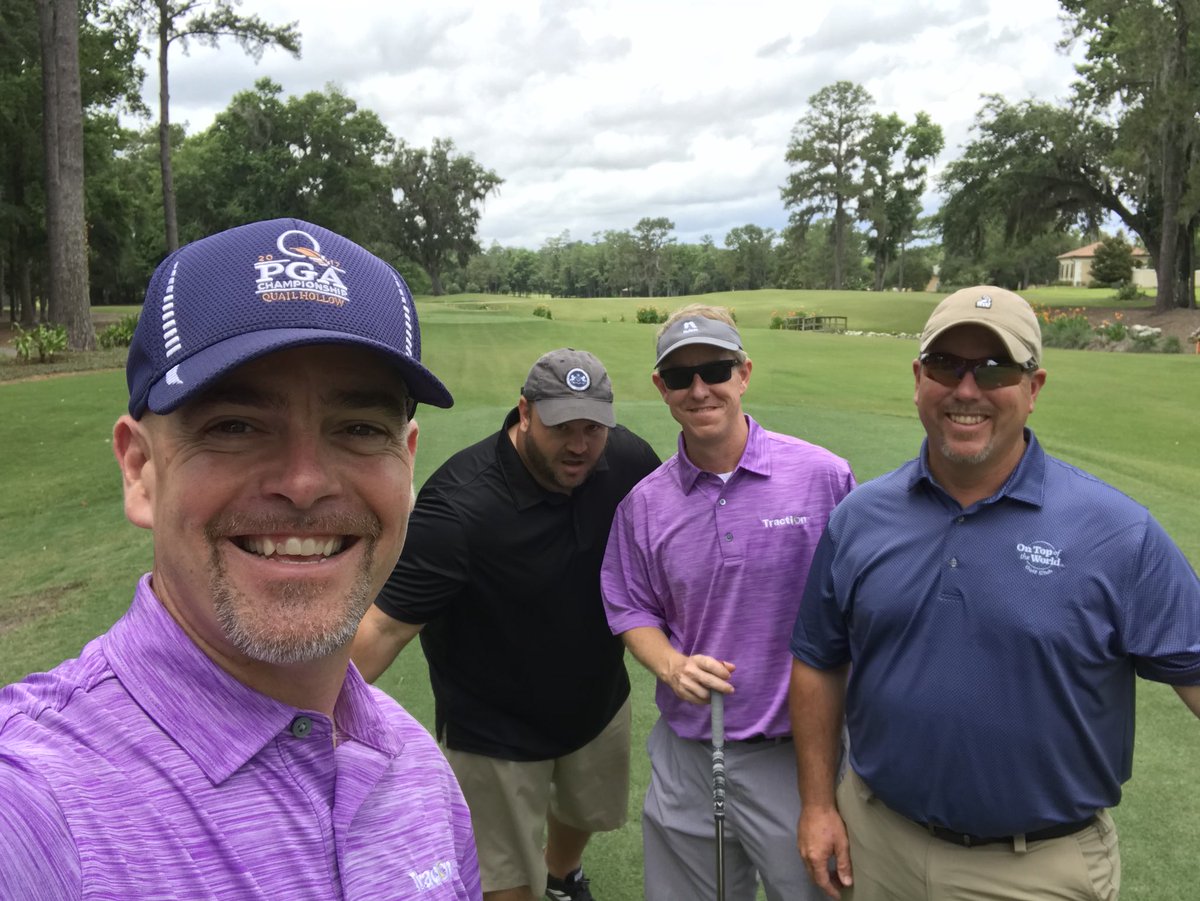 Nufarm_Florida's tweet photo. Seven Rivers GCSA meeting at Golden Ocala. Replica holes from Augusta & others. Team Nufarm -4 thru 9 and then the dreaded weather horn. Lots of rain, go weeds! #ChangeUp #SureguardSC https://t.co/6Ps9mdoypB