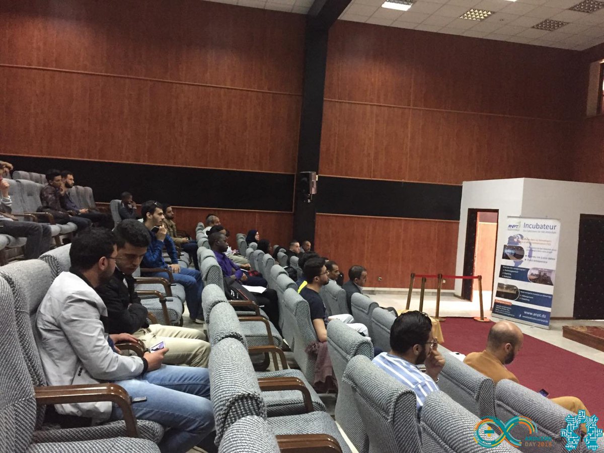 openhardwaredz's tweet image. The celebration of #ArduinoD2018 in Oran, the morning program Arduino and Internet of Things lectures. @arduino @it_mag @dzgeeks