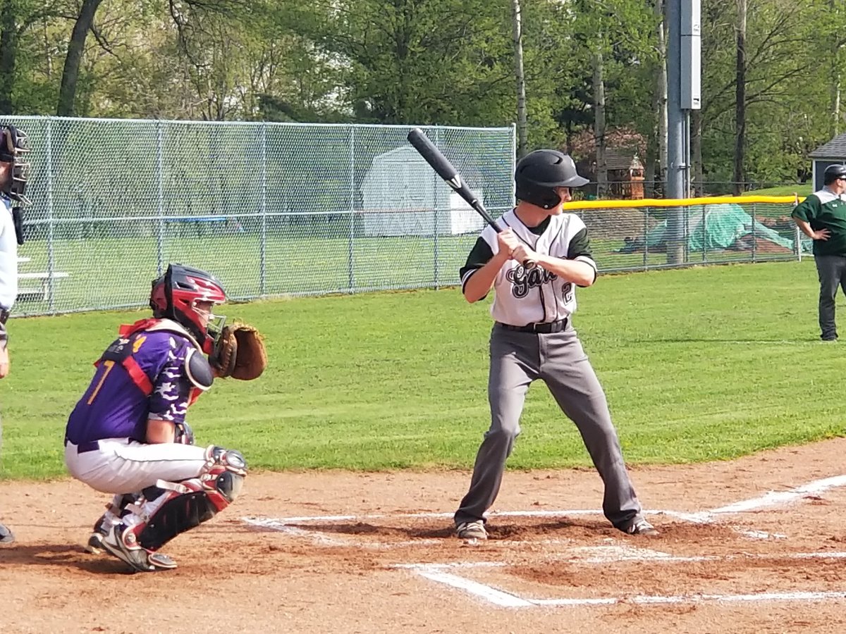 Collin Strede up to bat for the Gators <a href="/ALGatorBaseball/">AL Gator Baseball</a>