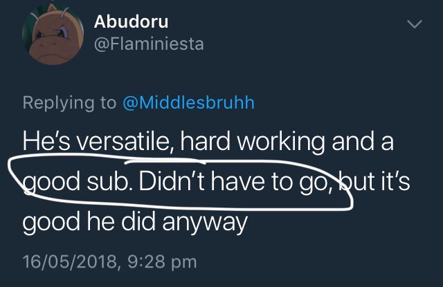 @Flaminiesta @Middlesbruhh England’s top scorer does not sit on the bench