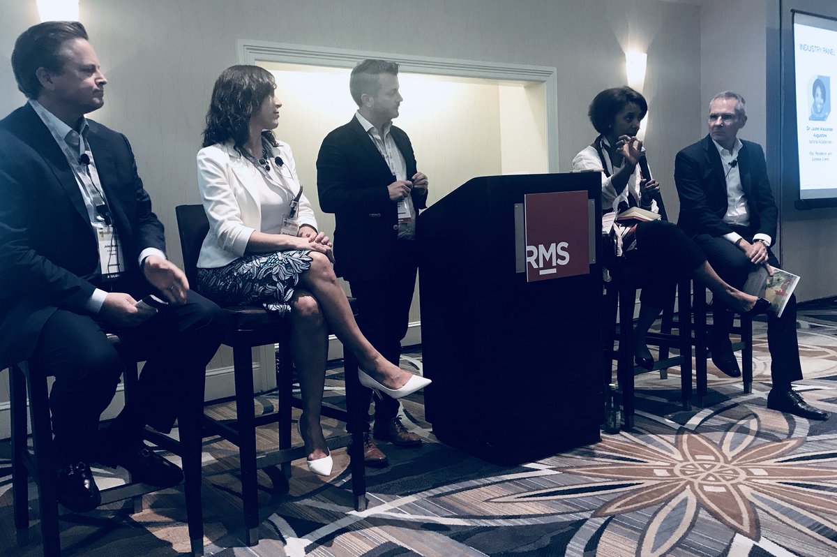 StanderDI's tweet photo. @Alice_C_Hill @RMS @NPPD @jaineytweets @HooverInst @StanfordGSB @theNASEM @ResilienceAF @GetZilient @FloodPolicyWonk How to #FinanceResilience with four top experts - and @Ben_Brookes - at #Exceedance https://t.co/CyZMV0XZII