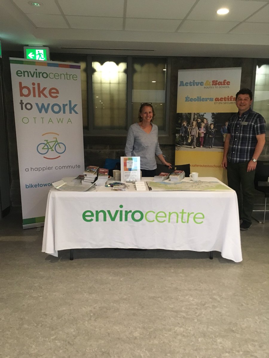 EcologyOttawa's tweet photo. Thank you to @EnviroCentre for joining us at the #ActiveTransportationSummit ! https://t.co/EEaMhIQhYM