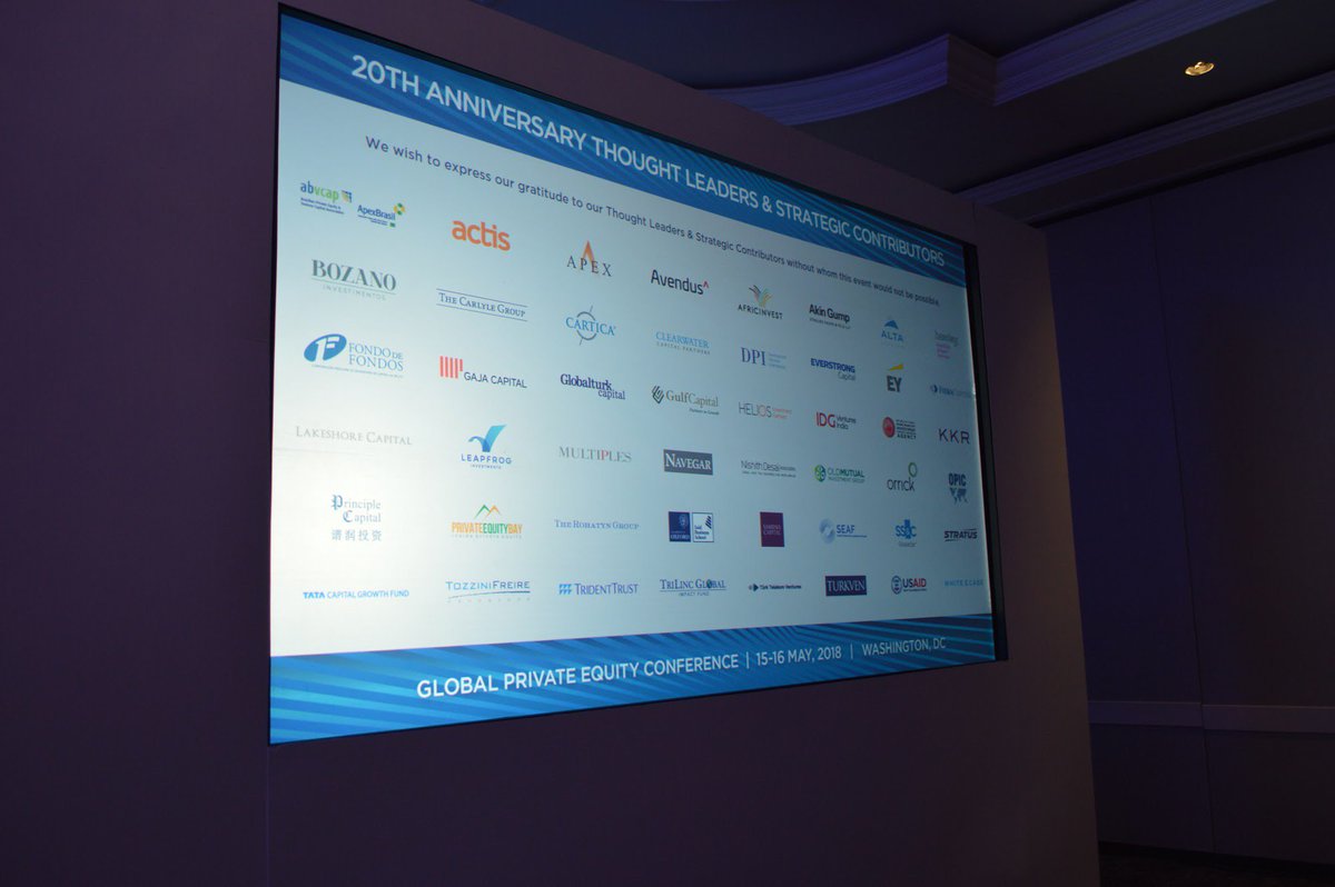 .<a href="/TriLinc/">TriLinc Global, LLC</a> Global congratulates <a href="/IFC_org/">IFC</a> and @EMPEA on the 20th Anniversary of the Global Private Equity Conference - Shaping the Investment Frontier: Inspiring Innovation and Impact! #GPEC20 #ImpInv