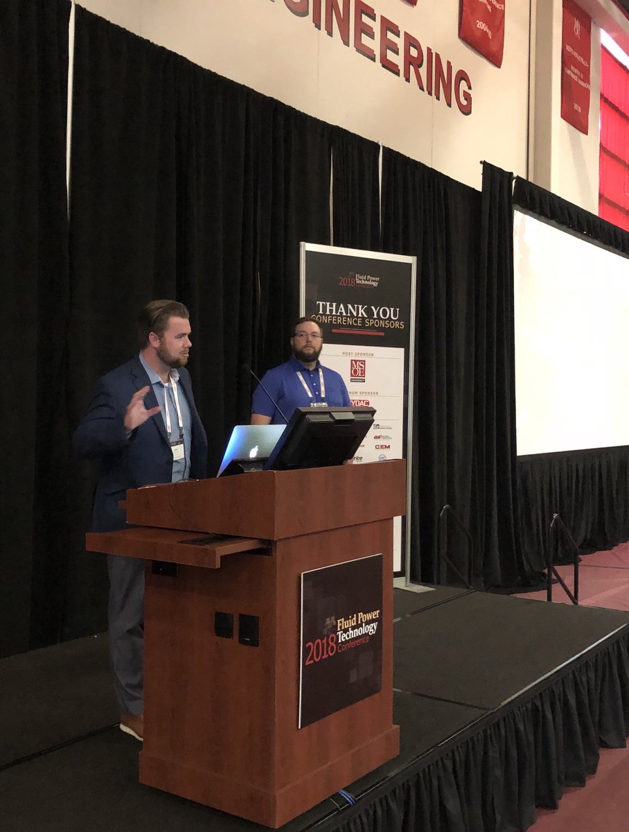 wtwh_paulheney's tweet photo. Tom Munger of Rethink Robotics and Jason Biwer of Price Engineering are giving the closing keynote at the Fluid Power Technology Conference now. @FPTechConf #FPTC2018 @MSOE @FluidPowerWorld @mrference @RethinkRobotics @SteveCrowe @PriceEngWI #robotics #robot #fluidpower https://t.co/B5QMd98NVn