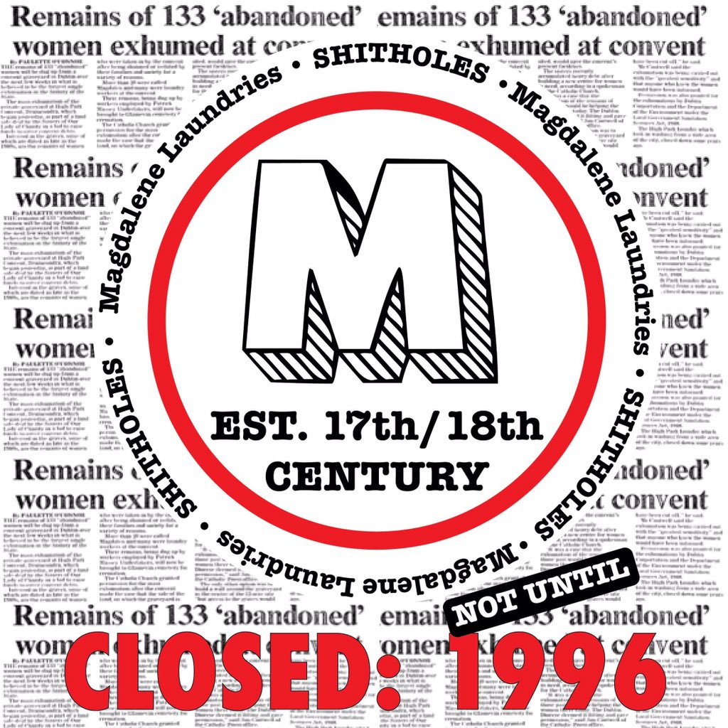 scarletbrigade1's tweet photo. There is centuries of scarlet reasons to vote yes on May 25th. 

We begin in the 17/18th century when the Magdalene Laundries were set up, where in fact not a lot of laundry was done. Mostly abuse &amp; murder went on. 

The last one didn't close until 1996. https://t.co/VcDwXZJakO