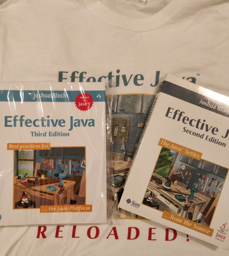 puffybsd's tweet image. Still a fan. #effectivejava #java