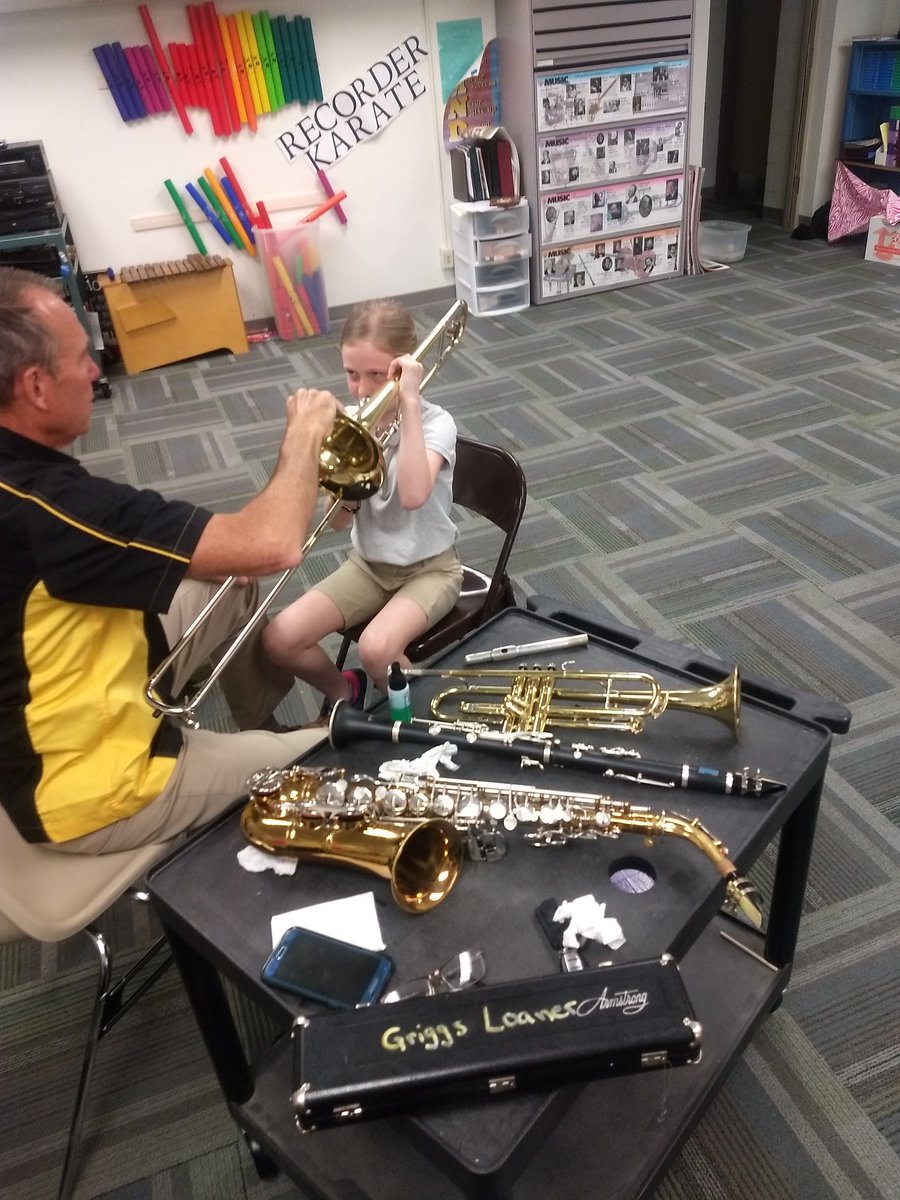 ASBruinsMusic's tweet photo. More instrument testing #beginningband #jrsaints https://t.co/GpzDhBeD2s