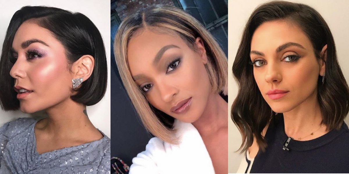 BSomethingUSA's tweet photo. Forget about adding layers to your hair this year because the blunt haircut is back in style. 💇🏻‍♀️ Click here to get all the hair inspo you need.✨https://t.co/u6JRQmhwyQ  #blunthaircut #hairgoals @VanessaHudgens @MargotRobbie @missjourdandunn https://t.co/zB6fJMG2gL