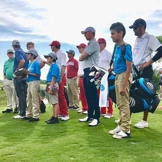 markhumphoto's tweet photo. 2018 Byron Nelson Championship at Trinity Forest Golf Club. Momentous Institute kids are caddies and junior reporters! https://t.co/6yFO1uj2Ip https://t.co/164ZXEcMve