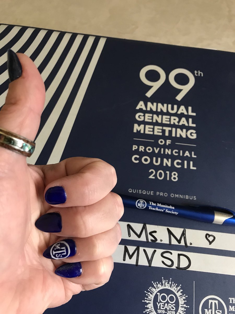 MsMMVTA's tweet photo. One week until provincial AGM!  I’m excited and ready to go. #threegracesbeauty #formerstudentdidmynails #myformerstudentsrock #MTSAGM2018 https://t.co/3PugdkwgcG