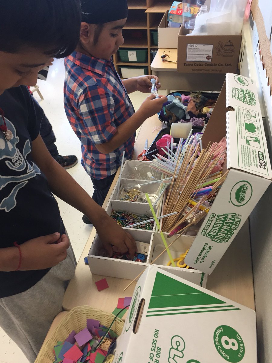 grade1pod's tweet photo. So much fun planning, building and problem solving our furniture for The Littles! Any plastic bottle lids you have at home would be appreciated-they make great wheels! #looseparts #handsonlearning #grade1. https://t.co/tGznq3IJgK